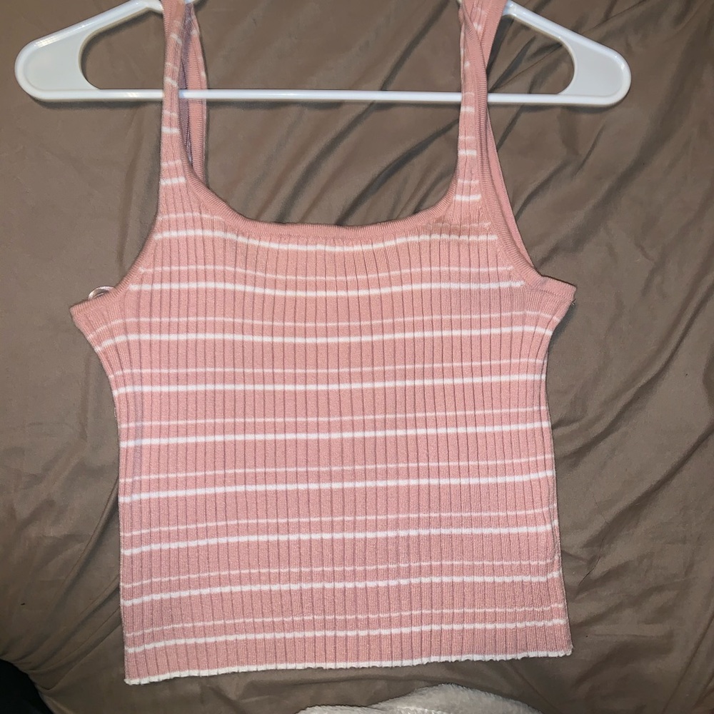 Pink crop top